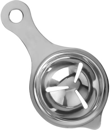 Bojueshaw Egg Liquid Separator,Stainless Steel Egg Yolk White Separator Filter,Kitchen Baking Tools Egg Extractor,Baking Assistant