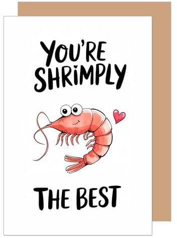 Edition Seidel Premium Geburtstagskarte mit Umschlag. Glückwunschkarte Grußkarte Karte Geburtstag Happy Birthday Mann Frau Freund Freundin lustig Humor Shrimps (G3771 SW025)