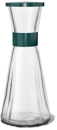 Rosendahl Grand Cru Water Carafe, Forest Green, 10.2H x 4.5D, 30.4 oz, Designed by Erik Bagger, Gift Box Included