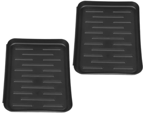 ROMISBABA Multipurpose Waterproof Plastic Shoe Mat Tray for Entryway Indoor Boot Storage, Large Non-slip Home Boot Tray with 2pcs Sturdy Shoe Organizer Pads, Suitable for Plants and Pet Mat Use