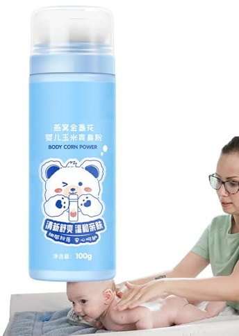 Polvere Per Il Corpo Del Bambino Senza Talco-polvere Di Spolverazione Rilassante Da 100 G, Cura Della Pelle Anti-fuoristrada Naturale Per Il Bambino | Formula Di Estratto Di Piante Delicata Per Pelle