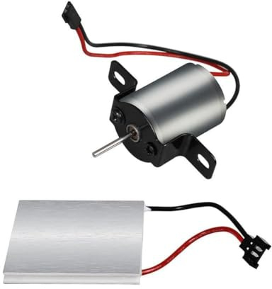 Violiica Kit de repuesto para ventilador de chimenea que funciona con calor para ventiladores de chimenea, construcción de metal para una distribución eficiente del calor y fácil instalación