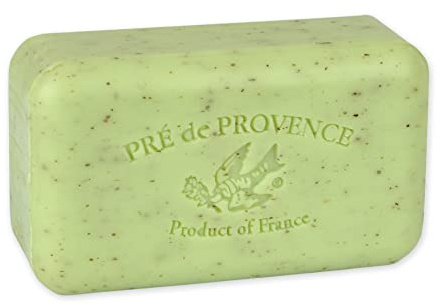 Pre de Provence Artisanal Soap Bar, Natural French Skincare, Enriched with Organic Shea Butter, Quad Milled for Rich, Smooth & Moisturizing Lather, Lime Zest, 5.3 Ounce