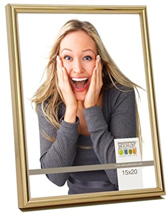 Deknudt Frames - Cadre photo en résine pour photo 50x75cm - doré - pour accrocher - pour affiches ou posters - S011A4 50x75