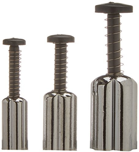 DeColorDulce Flores Set cortadores con expulsor, Blanco, 28x10x5 cm, 3 Unidades