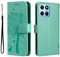 GOKEN Funda para Honor 70 Lite/Honor X6 / Honor X8 5G, Leather Folio Carcasa con Billetera, Relieve, Magnética Premium TPU PU Cuero FILP Case Cover con Soporte Tapa Tarjetas, Verde