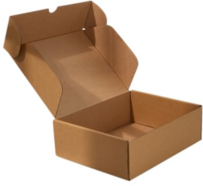 On Top Packaging Small Parcel Boxes, Pack of 10 (20.8cm x 13cm x 6.8cm) - Smooth, Strong, Lightweight, UK-Made, Perfect for Stamping, Branding & E-commerce