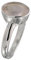 I-be, Rosenquarz Edelstein Ring facettiert oval, 925 Sterling Silber, 105322/8x10 (60)
