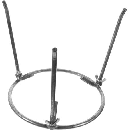 OFFSCH Lagerfeuerständer Aus Gusseisen Kochstativ Für Camping Feuerstellenstativ Grillgestell Für Offenes Feuer Campingstativ Mit Stabiler Dreibeiniger Konstruktion