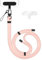 NALIA HoldMe Catena Universale per Smartphone & Custodie per Cellulari, Cordino in Nylon Regolabile e Staccabile, Laccetto da Collo, Laccio con Moschettone (nero) & 2 Patch, Colore:Rosa