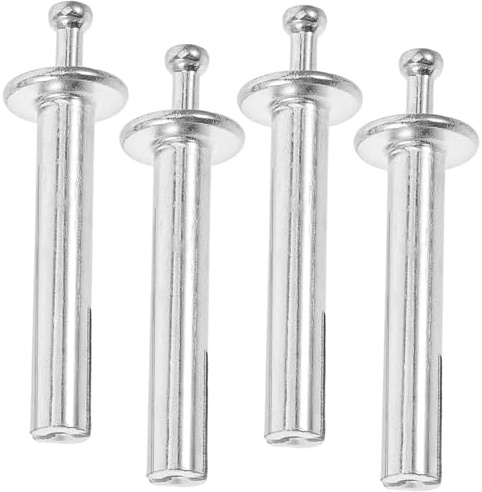 SHINEOFI 10pcs Drive-in Expansion Nail Fasteners 8x50mm Masonry Nails Concrete Wall Anchors Heavy Duty Fixings for Brick and Concrete Installation