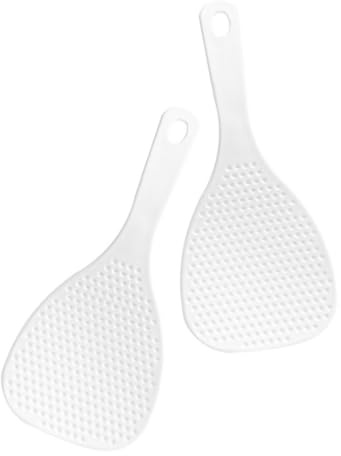 Toyvian 2piezas Pala de Arroz Cuchara Antiadherente Reutilizable para Servir Arroz Cocina