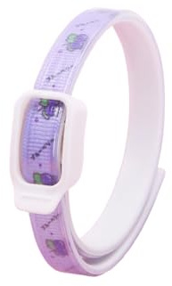 BSLVWG Cute Pattern Flea Collar for Dogs, Flea and Tick Prevention for Cats Collar, Dog Flea and Tick Treatment, 12 Months Prevention, Waterproof, Adjustable (Grape)