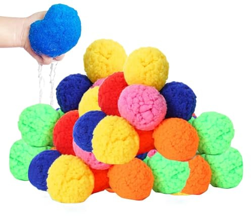 Globos Absorbentes de Agua Bolas De Esponja De Agua Reutilizables Para