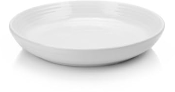 Fiesta® Luncheon Bowl Plate (8.5) – Durable Ceramic, Lead-Safe, Dishwasher/Microwave/Oven Safe – Made in USA Dinnerware - White