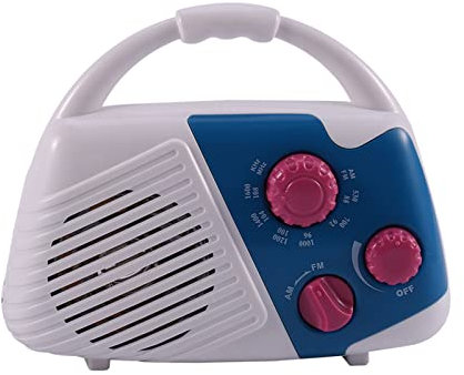 ZXNQ Nuevo Impermeable Big Horn Radio portátil FM/Am baño Colgante Alivio de desastres Radio