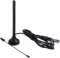 Antena Radio FM/Dab Interior Universal para Equipos Estéreo | Base Magnética y Cable Extensible 3m para Instalación Flexible y Óptima