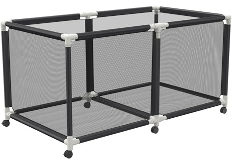 YUENFONG 160 x 79 x 88 cm, contenitore per piscine, organizer per piscine, organizer a rete, per attrezzatura da nuoto