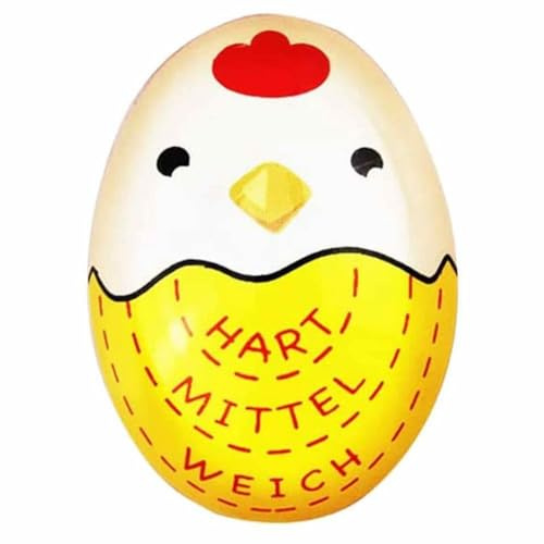 Kueohse Innovador temporizador de huevos. Reconozca el de cocción en Hecho de material seguro. No es necesario cargar o usar baterías. B Fácil de usar