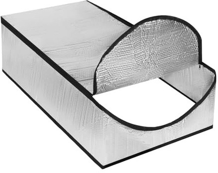 Genérico Bâche isolante pour trappe de , barrière réfléchissante de la chaleur | Protection thermique pour fenêtre, porte coulissante, garage, atelier