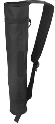 AYWTIUN Faretra in Vita Supporto for faretra for frecce da tiro con L'Arco, Tubo Regolabile, Cintura, Borsa Trasporto for, e al Bersaglio(Black)