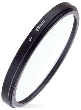 43 mm HD UV-filter för Canon EF-M 22 mm f/2 och 28 mm f/3,5-objektiv för M2 M3-kamera, 43 mm UV-filter för Fujinon 35 mm f/2-objektiv för X-monteringskamera-1-pack