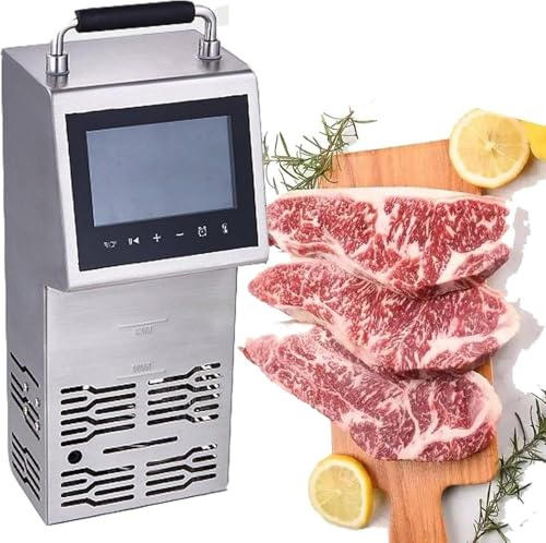 2000W precisions-sous vide-kokare, 80 l/tid sous vide-maskin med immersionscirkulator, exakt temperatur- och tidskontroll, för biffar, fiskfiléer, ägg, köttbullar