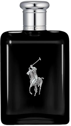 Ralph Lauren FRAGRANCES Polo Black - Eau de Toilette - Men's Cologne - Woody & Fresh - With Patchouli, Sandalwood, and Mandarin - Medium Intensity - 6.7 Fl Oz
