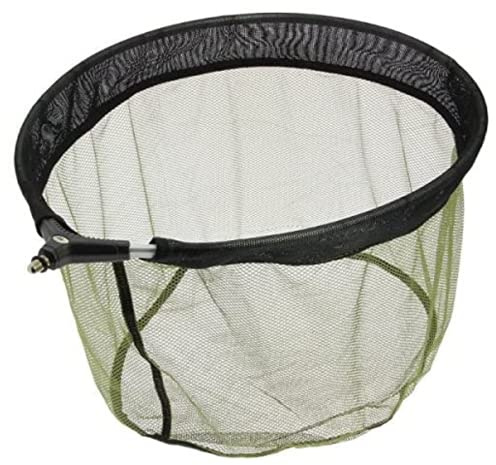 NGT FNH-NET-MATCH-DLX Deluxe Match Pan Landing Net Carp Fishing Green Soft Mesh 50 X 40 X 25cm - Green, 50 x 40 x 25cm