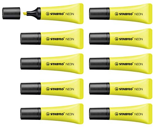 STABILO - Textmarker - NEON - 10er Pack - gelb