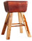 invicta INTERIOR Design Barstuhl TURNBOCK mit Echtleder Bezug Kult Hocker Tresenhocker