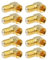 10 Stück F Stecker Winkel Sat Adapter, Sat Winkelstecker 90 Grad F-Adapter Für Antennenkabel Satellitenkabel Koaxialkabel Winkeladapter 90° Grad Für F-Stecker Und F-Buchsen Praktische Lösung