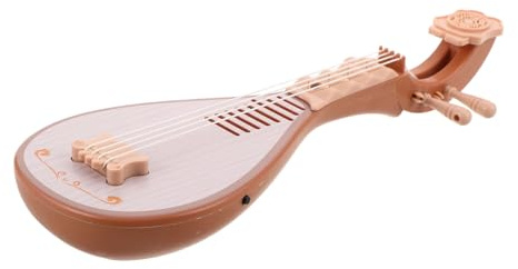 TOYANDONA Pipa Chinois Miniature Instrument de Musique Jouet pour Garçon Fille Luth Traditionnel Décoratif pour Apprentissage et Loisirs Culturels
