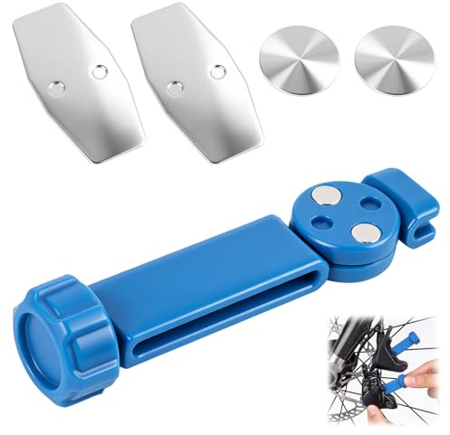1 Pieza Herramienta de Reinicio Pistón Freno Bicicleta, Compresor Piston con Imán para Frenos Hidráulicos, Acero Carbono, Azul