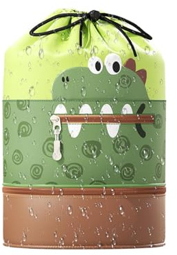 s de natación infantiles | Mochila Deportiva Compartimentos Seco y Húmedo | de Natación Impermeable para Niñas con Compartimento de Cuerda para Zapatos,para Parque Jardín Barca Lago Colegio Vacaciones
