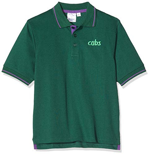 Cub Boys Polo Shirt Cub Tipped Polo, Green (Bottle Green), Gr. 75 CM (UK: 30IN)