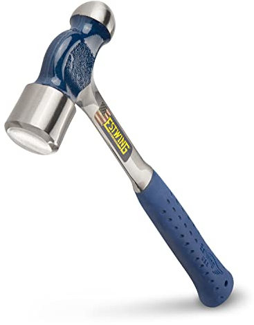Estwing E3-24BP Marteau à panne sphérique avec manche anti-rebond en nylon/vinyle 680 g
