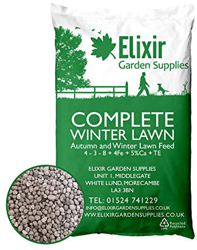 Elixir Gardens Autumn & Winter Lawn Food (Mini Granules) | 2.5Kg Bag Treats over 70sqm | Optimized for British Climate