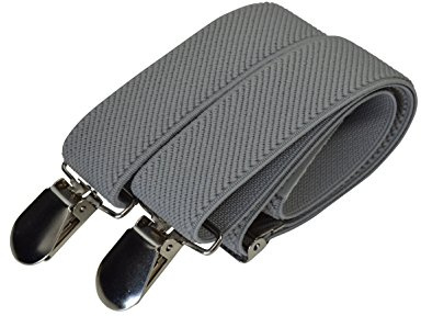 Olata Children's Y-Shape Adjustable Braces/Suspenders (0-2 Years) - 2cm. Grey
