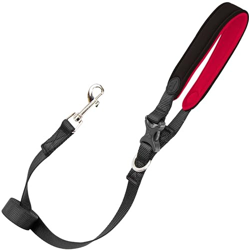 Gooby Escape Free Sport Leash, Black, 4 FT