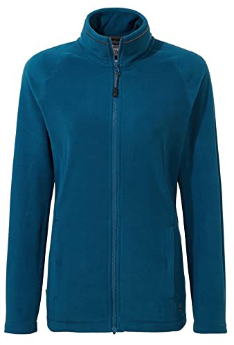 Craghoppers Womens Expert Miska 200 Full Zip With Pockets Fleece Jacket, Poseidon Blue, 18 EU