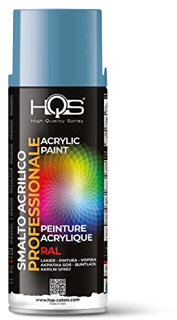 HQS Bombe de peinture acrylique, couleurs Ral (Ral 5024 - Bleu pastel)