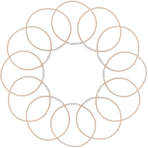 HAMPPLIES 12 Pezzi Elastici Antivibrazione per Microfono in Gomma Resistente Anelli Elastici di Ricambio per Supporto Shock Mount Facili da Installare Compatibili con Montature Microfono