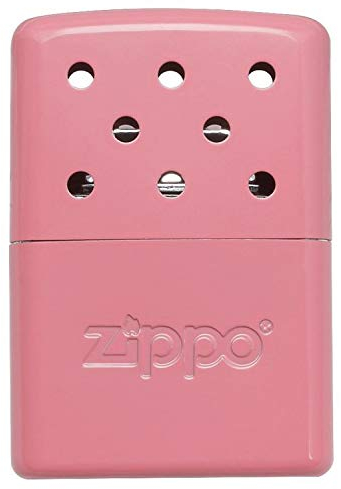 Zippo - Chauffe-mains/chaufferette, 6 Heures De Chaleur, Rechargeable Avec De L’essence À Briquet, Réutilisable, Rose
