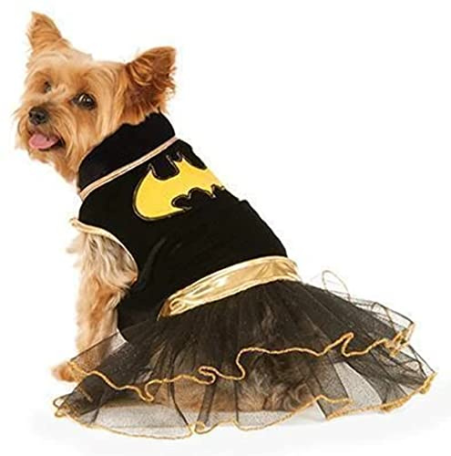 Rubie's Official 580323S DC Comics Batgirl-Kostüm für Hunde mit Tutu, Größe S (Hals bis Schwanz 28 cm, Brust 35,5 cm)