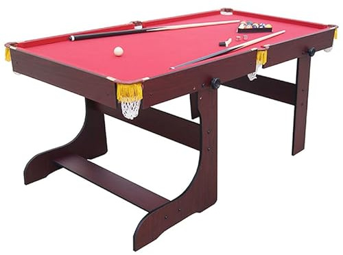 Walker & Simpson Archer 5ft Foldable Pool Table Red