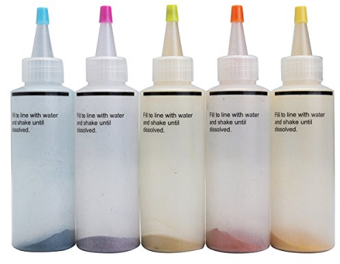 TuToy Gelbe Fachsia Orange Türkis Lime 5 Farben Tie-Dye Kit Neon Kit Pigment Für Kleidung Schuhe