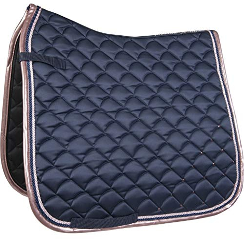 HKM Copper Kiss Sattelunterlagen Dunkelblau One Size
