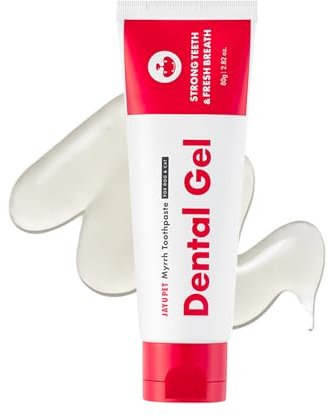 JAYU PET Dental Gel - Dog Cat Toothpaste, Removing Plaque and Tartar, Teeth Cleaning & Breath Freshener, Puppy Kitten Dental Care with Vet Approved (2.82oz. 80g)
