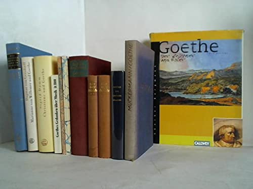 11 Werke Sekundärliteratur über Goethe in 12 Bänden